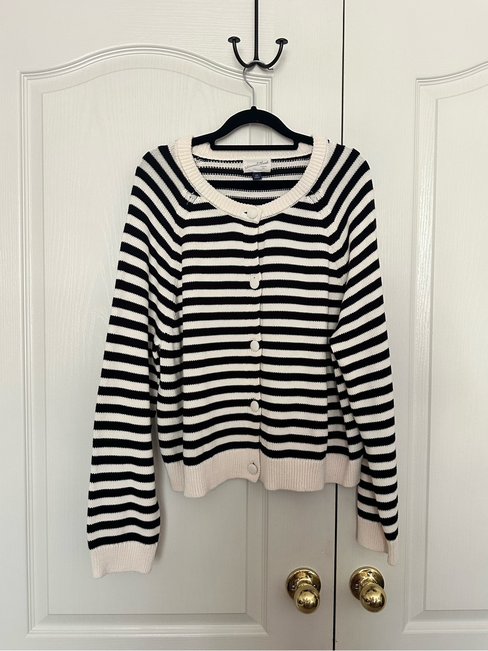 Universal Thread b&w Striped Cardigan